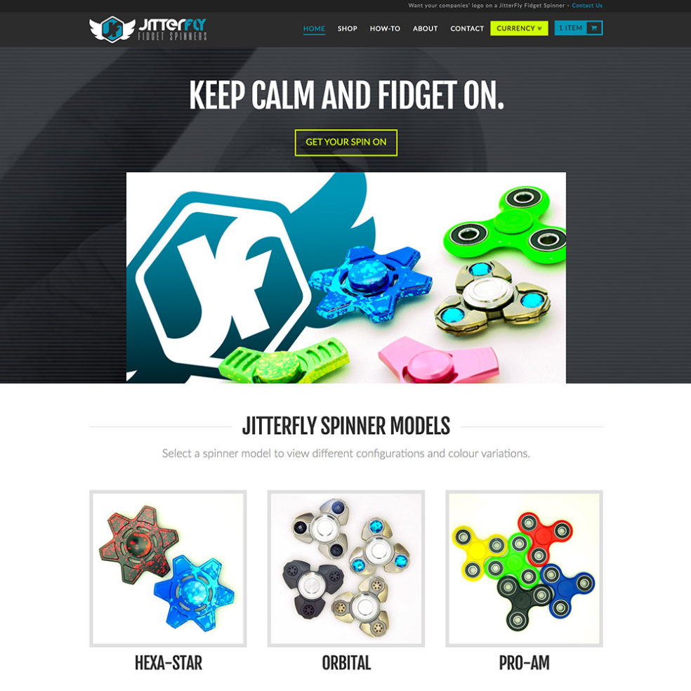 JitterFly Fidget Spinners