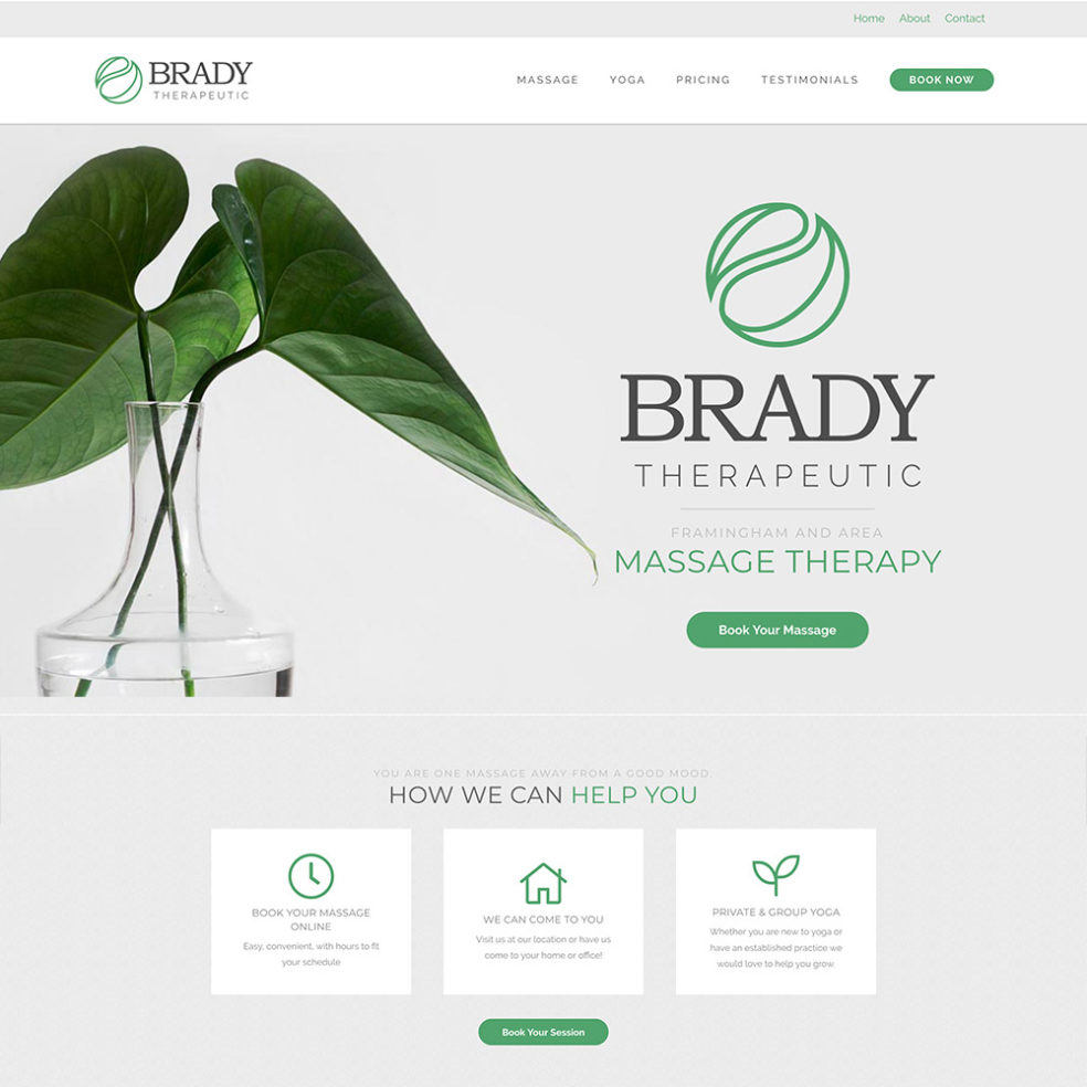 Brady Therapeutic Website