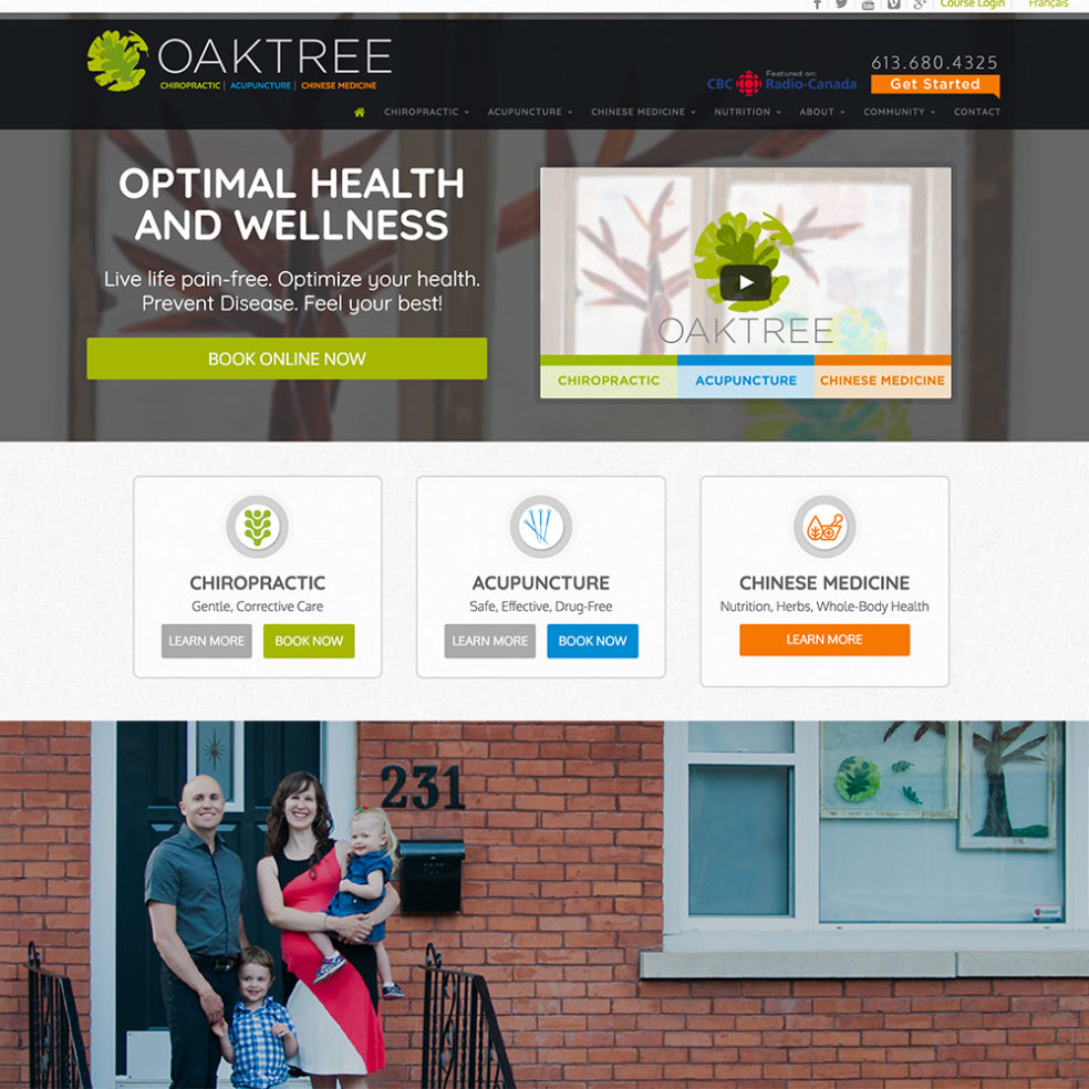 Oaktree Health website